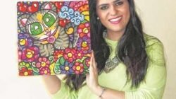 Joana conta que tudo começou devido a sua paixão por gatos, mas que agora pinta diversos pets