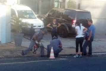 Gato é resgatado de bueiro pelos Bombeiros