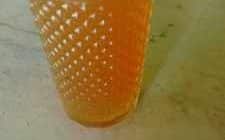 Água retirada de uma torneira no bairro Jardim Progresso (foto reprodução)