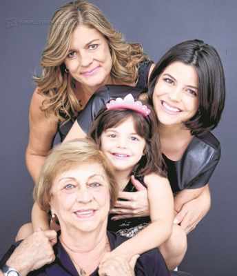 Família Partezan Bianchini participou da matéria ‘Entre Gerações’, da nova JC Saúde&Beleza