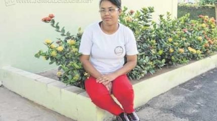 Luana Aurélio de Sousa, de 22 anos, é aluna da Associação há cerca de quatro anos