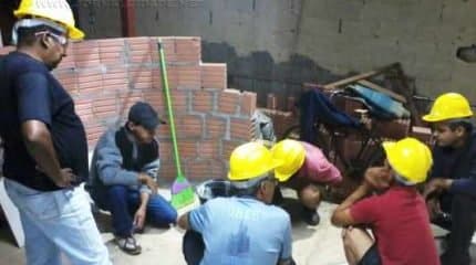 Qualificações são para pedreiro, assentador de piso e revestimento e encanador