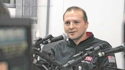 Paulo Sant Anna durante a entrevista no Jornal de Esportes, da Rádio Excelsior Jovem Pan News