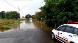Alagamento no Jardim São Paulo no início da manhã de quinta-feira (19)