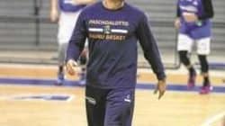 Bruno em um dos treinos do Bauru no ginásio Neusa Galetti, em Marília, palco do Jogo 1 da final (Foto: Caio Casagrande)