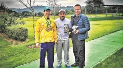 Filipe, Leonardo e Robson integram a equipe de tiro esportivo de Rio Claro e estão entre os cinco primeiros no Ranking Brasileiro