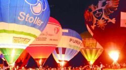 NIGHT GLOW é um dos momentos mais aguardados de um campeonato de balão de ar quente