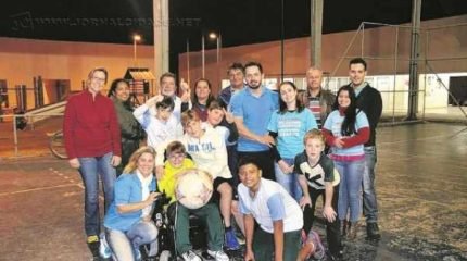 No último dia 14 foi dado início ao Power Soccer [futebol na cadeira de rodas] no CÉU da Mãe Preta; encontro vai acontecer todas as terças-feiras no mesmo local