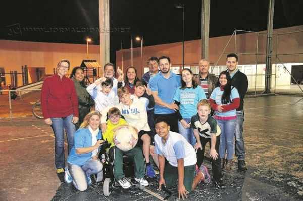 No último dia 14 foi dado início ao Power Soccer [futebol na cadeira de rodas] no CÉU da Mãe Preta; encontro vai acontecer todas as terças-feiras no mesmo local