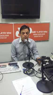 Geraldo Pereira esteve na Rádio Excelsior Jovem Pan News