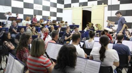 Segundo Rafael Garbuio, maestro da banda, todos os envolvidos dedicaram-se muito para que tudo aconteça dentro do programado