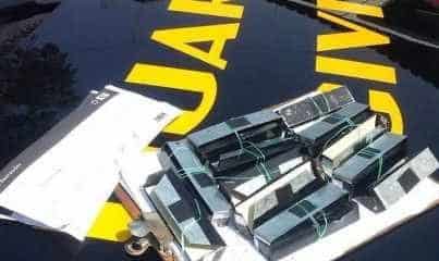 Gavetas metálicas foram recolhidas pela Guarda Civil Municipal