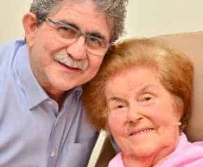 Prefeito Du Altimari e sua mãe, Zelinda Smaniotto Altimari