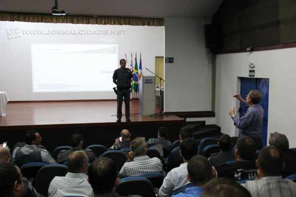 A apresentação do sistema de segurança ocorreu no auditório do Sest/Senat nessa sexta-feira (14)