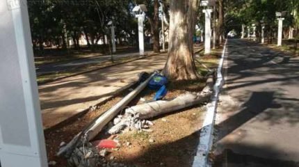 Colisão ocorreu na Avenida da Saudade com a Rua 12