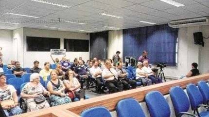 Moradores do Jardim São Paulo - contrários à liberação de gabarito na região - estiveram na Câmara para se posicionar contra Plano Diretor