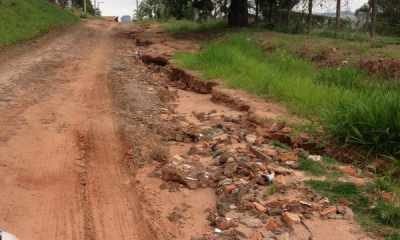Foto feita por leitor do JC mostra as condições da estrada que leva ao bairro Nova Analândia