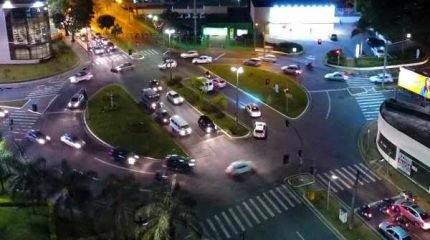 Novas tarifas de multas passam a vigorar nesta terça-feira (1º) (Foto aérea: Bruno Leite)