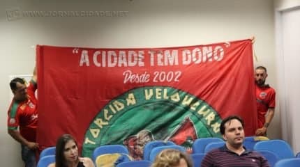 Torcida do Velo Clube deve marcar presença na Câmara Municipal na próxima sessão ordinária, prevista para o dia 5 de dezembro
