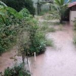 Alagamento registrado por leitora no bairro Allan Grey