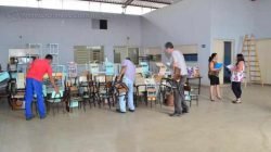 A estrutura das novas salas de aula está passando por adaptações para melhor atender as crianças.