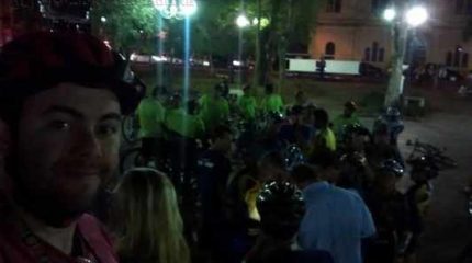 PEDALADA: trajeto tem a duração de uma hora e meia