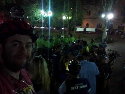 PEDALADA: trajeto tem a duração de uma hora e meia