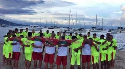 UNIÃO: durante a pré-temporada realizada na Estância Balneária de Ilhabela, jogadores estreitaram as relações de companheirismo