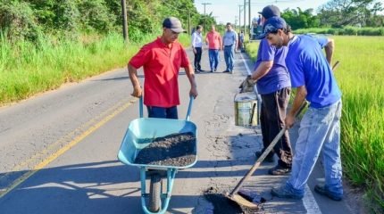 Equipes devem trabalhar ao longo desta semana na vicinal