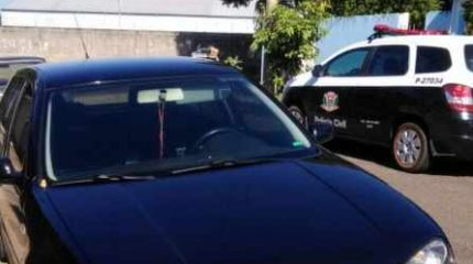 Veículo também foi apreendido pelas autoridades de Rio Claro