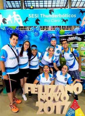 Equipe Thunderbóticos irá para Brasília. A vaga foi conquistada em seletiva regional que reuniu 162 equipes de todo o estado