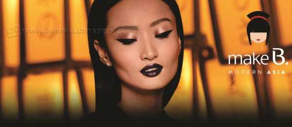 Make B. Modern Asia traz o brilho do Oriente para uma maquiagem exuberante