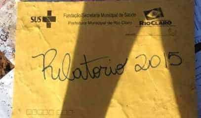 Formulários e dados pessoais de pacientes são expostos em via pública. O motivo ainda será apurado, segundo informou a Fundação Municipal de Saúde