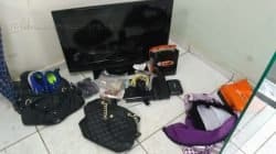 Os objetos furtados foram recuperados pela equipe da Guarda Civil Municipal após a ocorrência