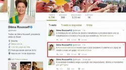 A ex-presidente Dilma Rousseff fez comentários sobre as paralisações de várias categorias e protestos em diversas cidades do País. (Foto: Reprodução Twitter)