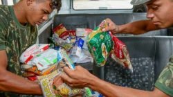 População pode colaborar doando alimentos não perecíveis.