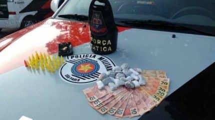 Polícia Militar apreende adolescentes por ato infracional de tráfico de drogas