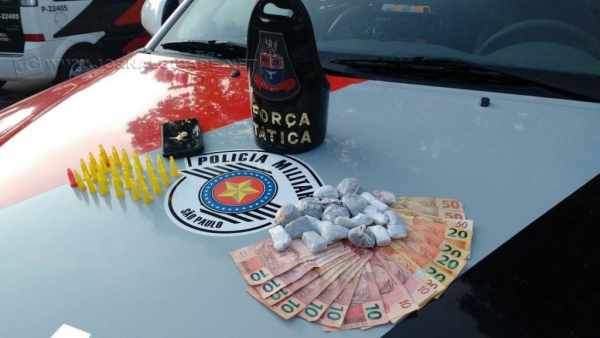 Polícia Militar apreende adolescentes por ato infracional de tráfico de drogas