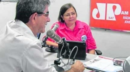 Chapa Altimari-Salomão é citada pelo ex-presidente da Odebrecht. Na foto de arquivo, políticos no estúdio da Excelsior Jovem Pan News