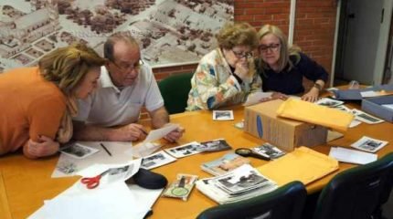 A presidente do Conselho Superior e historiadora Hélia Gimenez Machado, Sr. Antonio Rodrigues Ferreira, Sra. Dolores Gimenez e a conselheira Ciciliana di Batista.