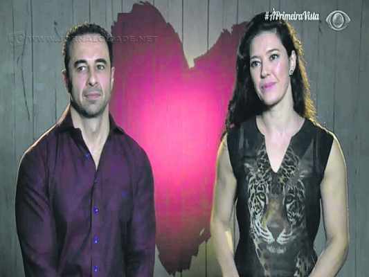 Gian Nardi é personal e Tatiana lutadora de jiu-jítsu. Apesar da tentativa, não houve química entre os pretendentes (foto reprodução)