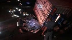 Acidente ocorreu no quilômetro 200 da Rodovia Anhanguera, próximo de Pirassununga (Foto: Beto Ribeiro)