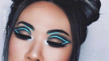 A maquiadora Divina Wong já apostou na tendência neon Foto: Instagram/ @divinawong