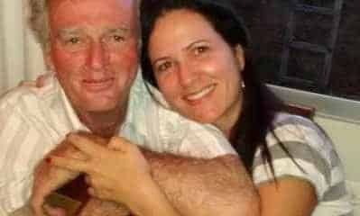 Ex-vereador José Paoli ao lado de sua filha Adriane Paoli, a Coca