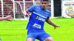 Denilson marcou os dois gols do Rio Claro no jogo-treino. (Imagem: Divulgação/Rio Claro FC.
