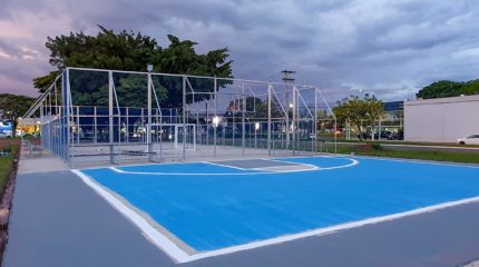 Arena esportiva no Bairro do Estádio está quase pronta.