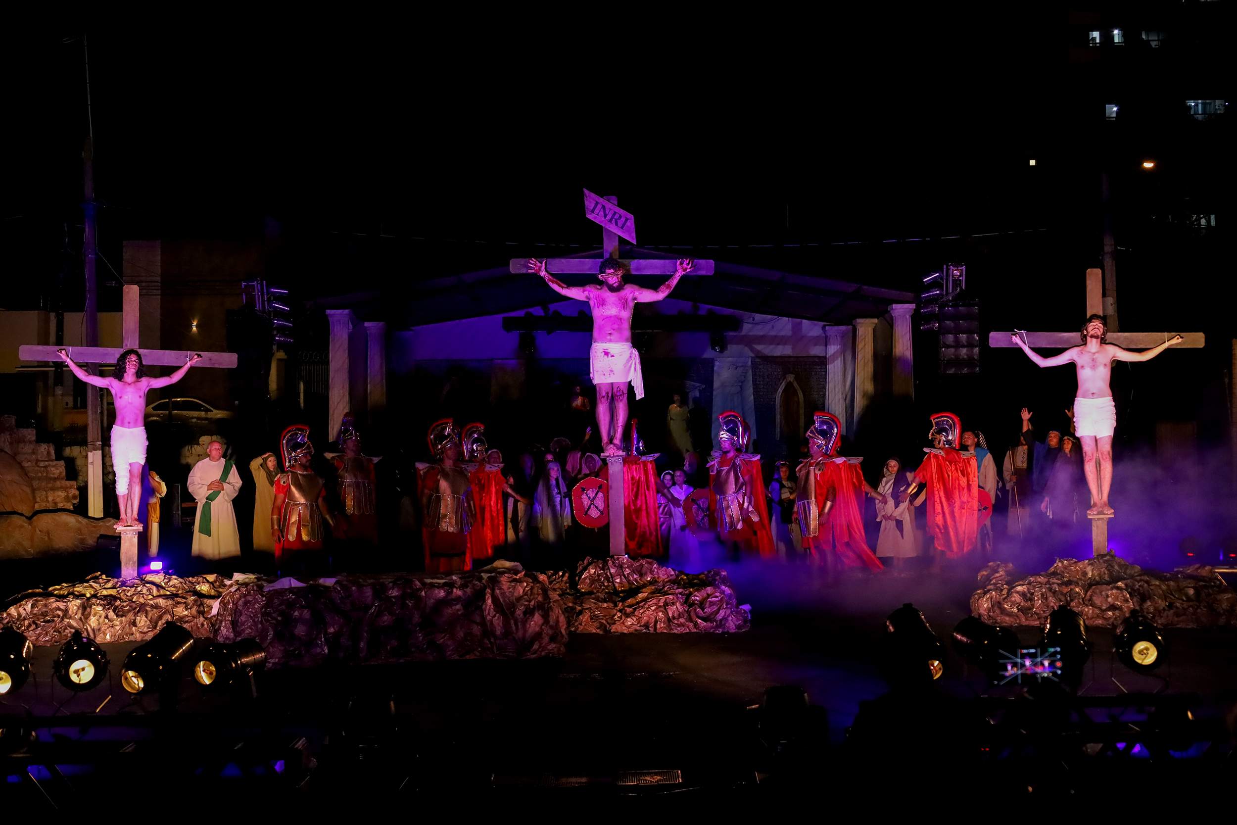 Encenação da Paixão de Cristo em Rio Claro reuniu 3.000 pessoas