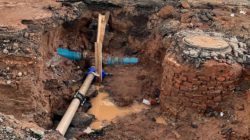 Daae finaliza reparo emergencial em adutora na Av. 26 com a Av. Visconde