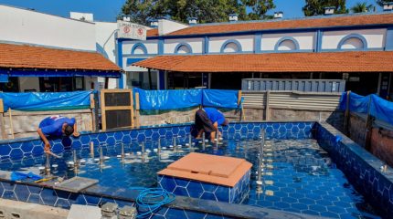 Fonte no Mercado Municipal está em fase final de implantação