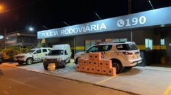 Quase meia tonelada de cocaína é apreendida pela Polícia Rodoviária em Rio Claro.